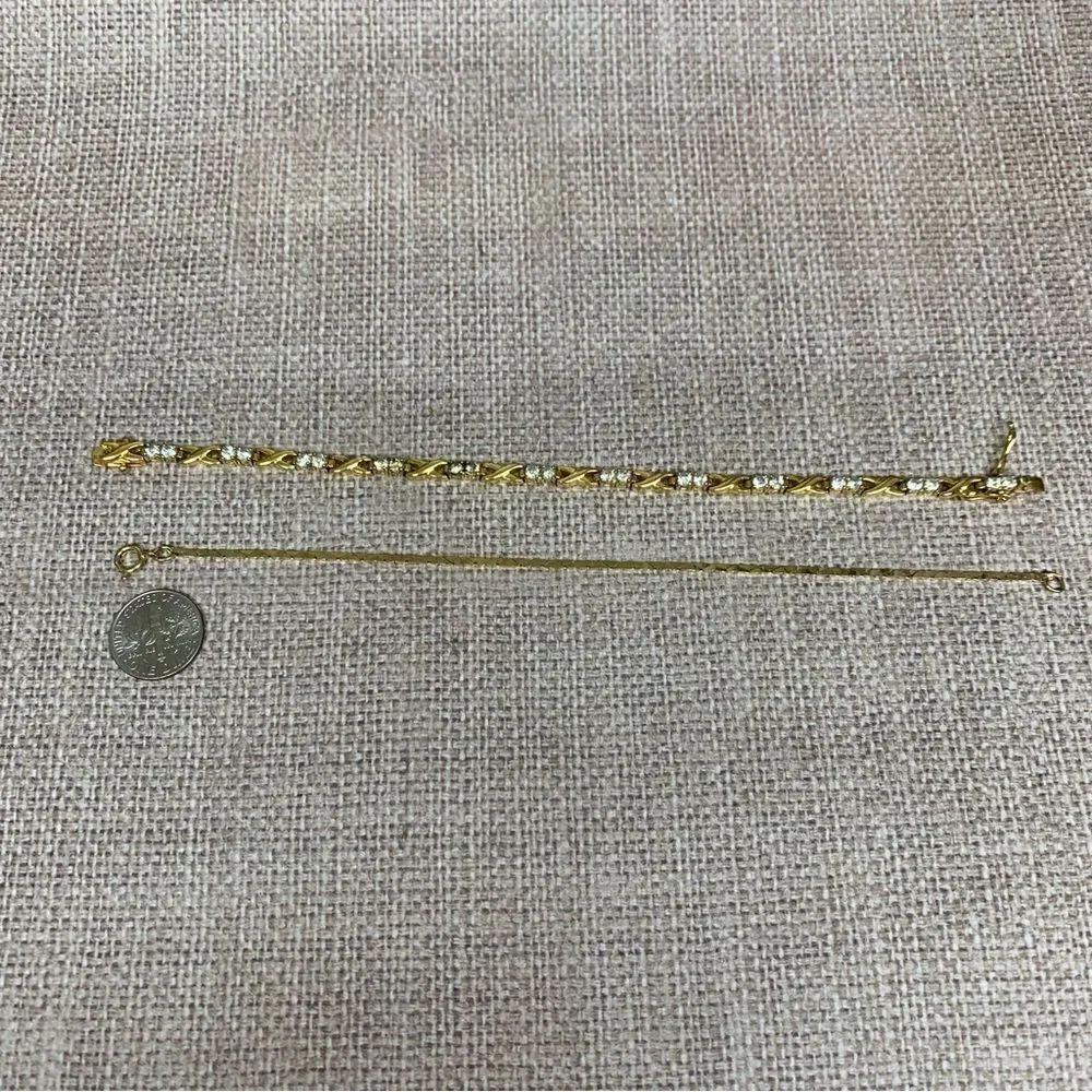 VTG Gold Bracelet Set